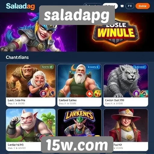 Jogos mais populares disponíveis no Saladapg